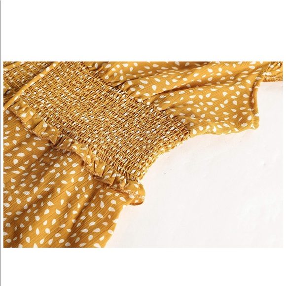 Womens Summer Ruffle Sleeve dress - Picture 4 of 4